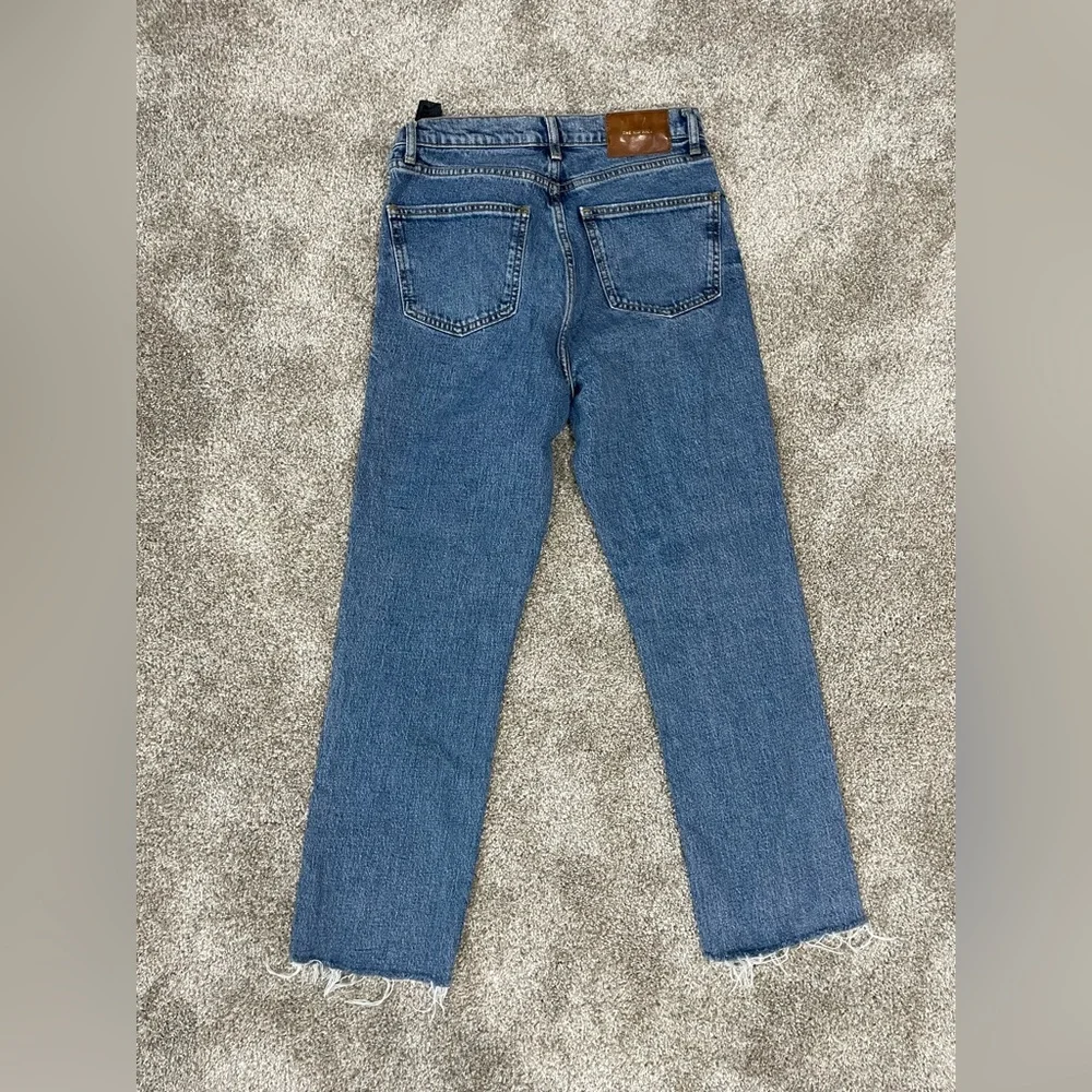 Zara Women's Straight Leg Blue Jeans - Picture 8 of 9